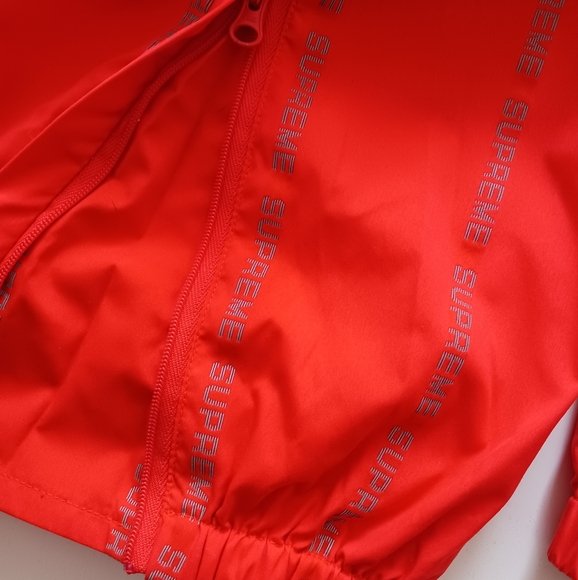 SUPREME REFLECTIVE text track pants size XL orange - Picture 11 of 16